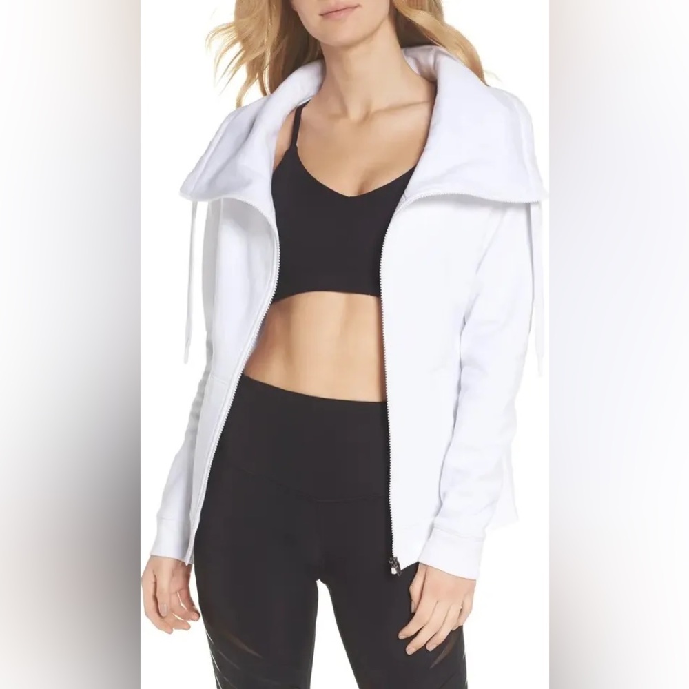 NWT Zella Old School Daydream White Jacket Small